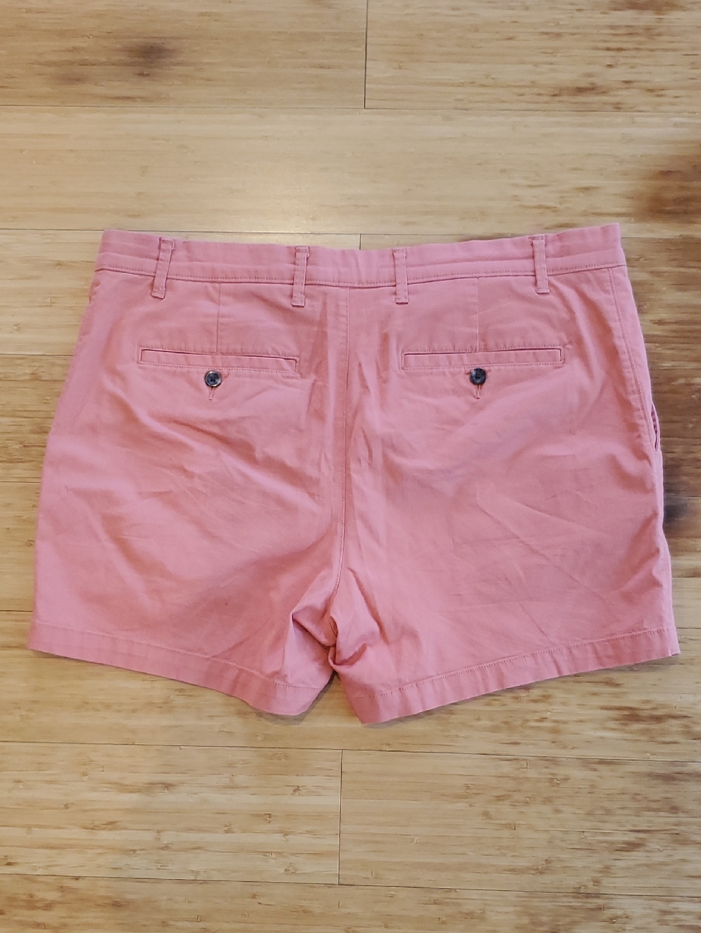 Goodfellow & Co Pink Flat Front Chino Shorts - Picture 3 of 3